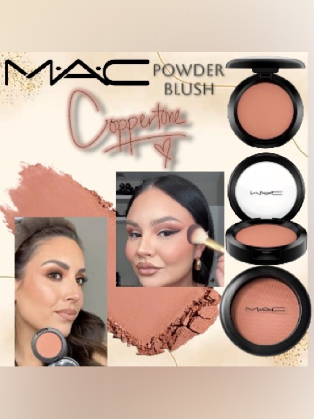 MAC Coppertone Powder Blush – Brand New In Box | Warm Shimmer Bronzed Glow ✨